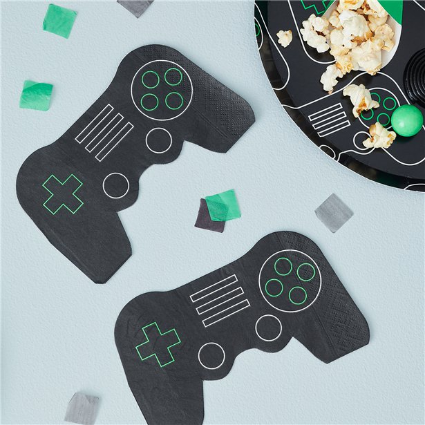 Gamer Controller Eco Napkins - 33cm (16pk) – product image 1