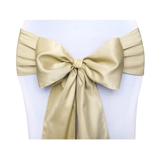 Gold Chair Sashes - 2.7m (10pk) – product image 1