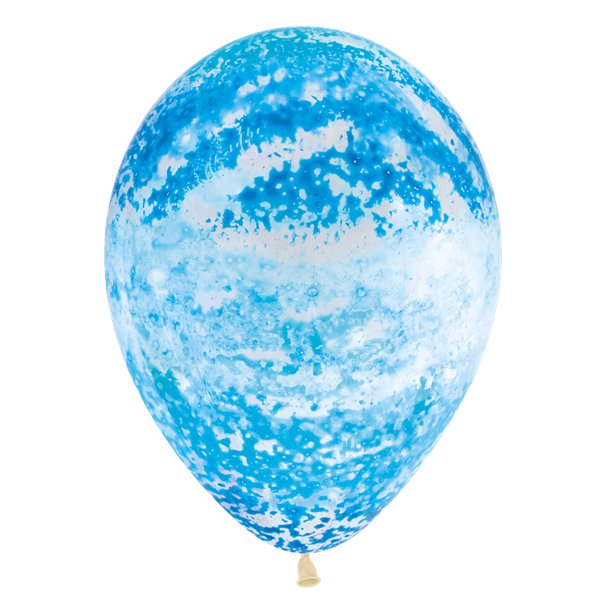 Graffiti Sky Blue Balloons - 12" Latex (25pk) – product image 2