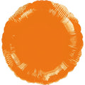 Orange Round Balloon - 18'' Foil - unpackaged