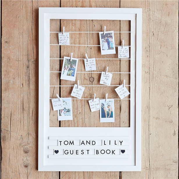 Customisable Frame Wedding Guest Book – product image 1