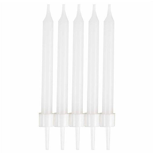White Candles - 6cm (10pk)