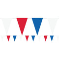 Red, White & Bue Plastic Bunting - 10m – product image 1