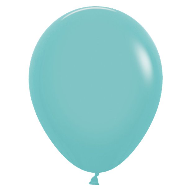 Fashion Aquamarine Sempertex Latex Balloons - 12" (50pk) – product image 2