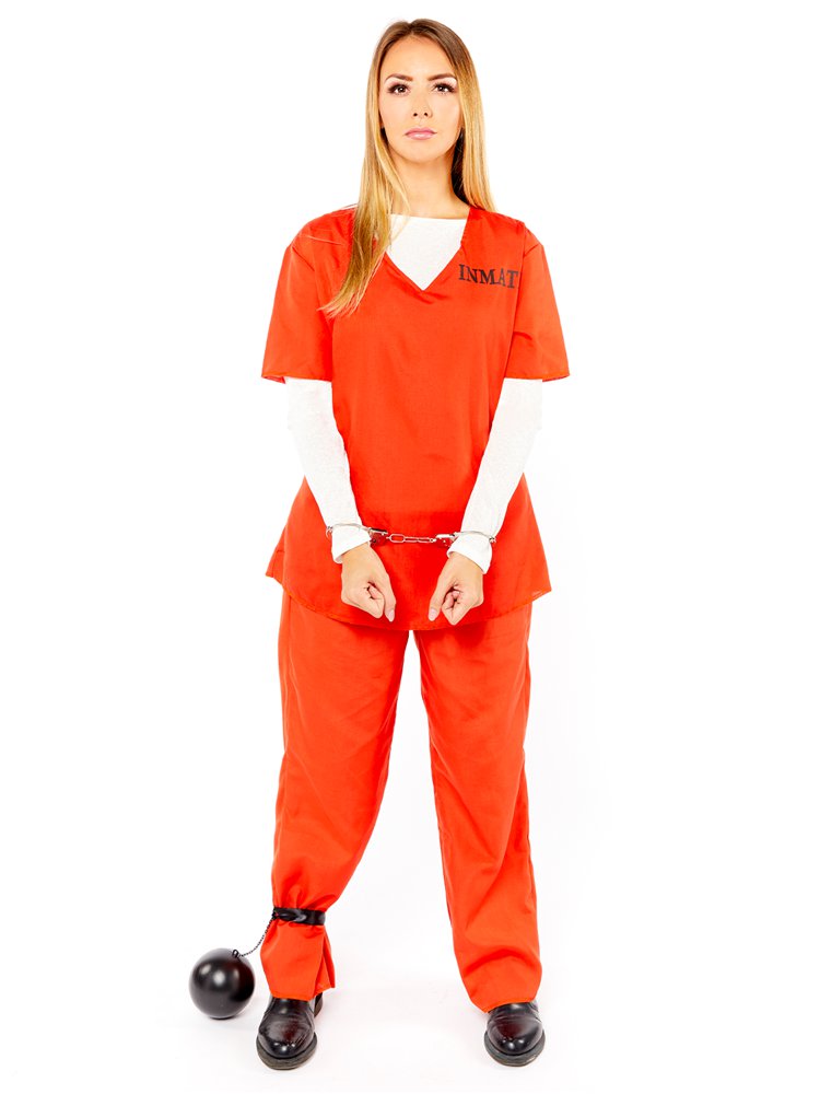 Orange Inmate Costume - Adult Costume – product image 2