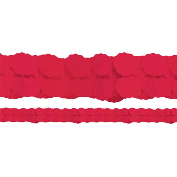 Red Paper Garland - 3.65m – product image 1