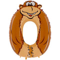 Animal Foil Number Balloons - 40" – number 0 – product image 2