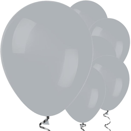 Grey Balloons - 12" Latex Balloons (50pk)