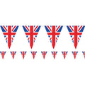 Union Jack Pennant Paper Bunting - 10m – product image 1