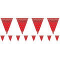 Bandana Print Plastic Bunting - 3.7m – product image 1