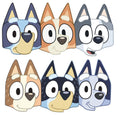SMP502 Six Pack Masks Bluey Family - Bluey, Chilli, Bandit, Muffin, Bingo and Socks – product image 1
