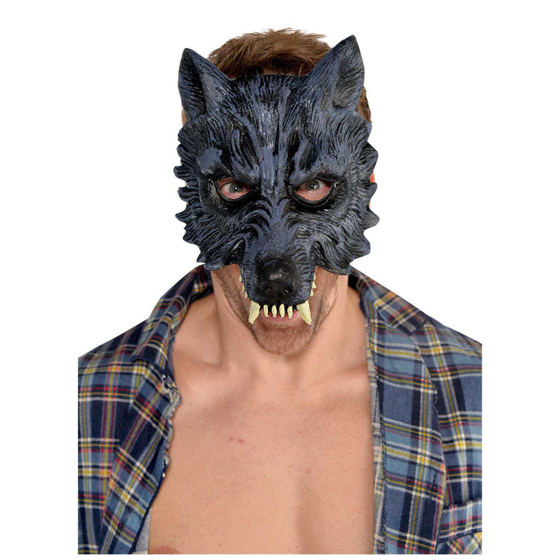 Werewolf Half Mask - Adult