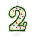 Polka Dots Candle Number 2