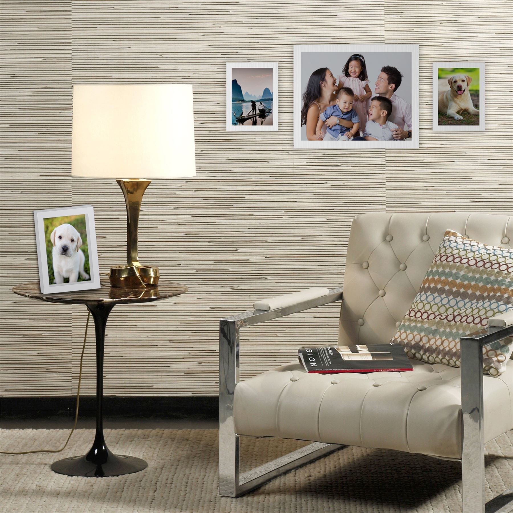 Assorted Photo Frames - Set of 10 White | M&W	