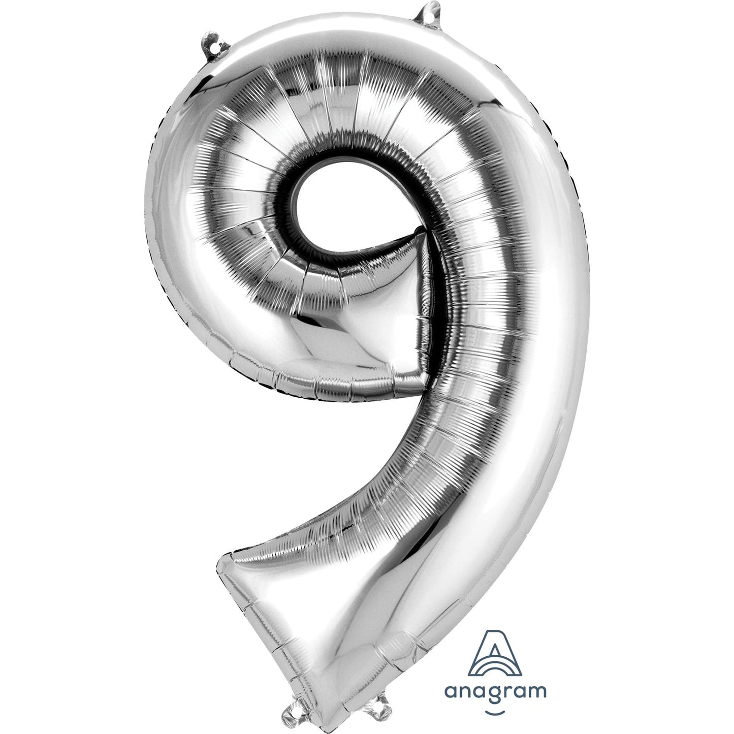 Number 9 Foil Balloons - Various colours