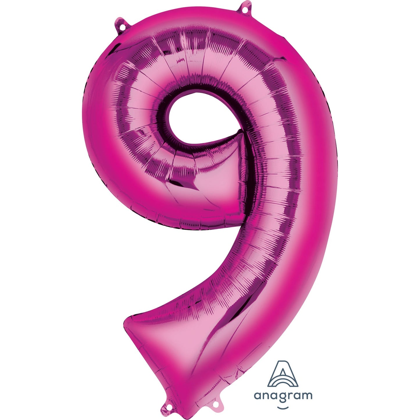 Number 9 Foil Balloons - Various colours