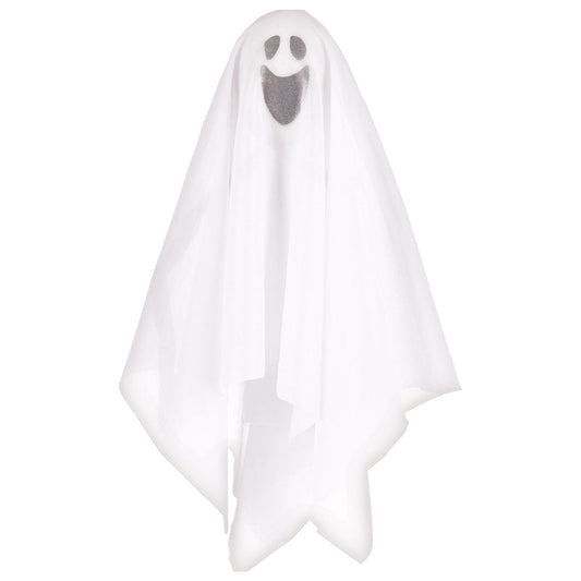 Fabric Hanging White Ghost - 53cm