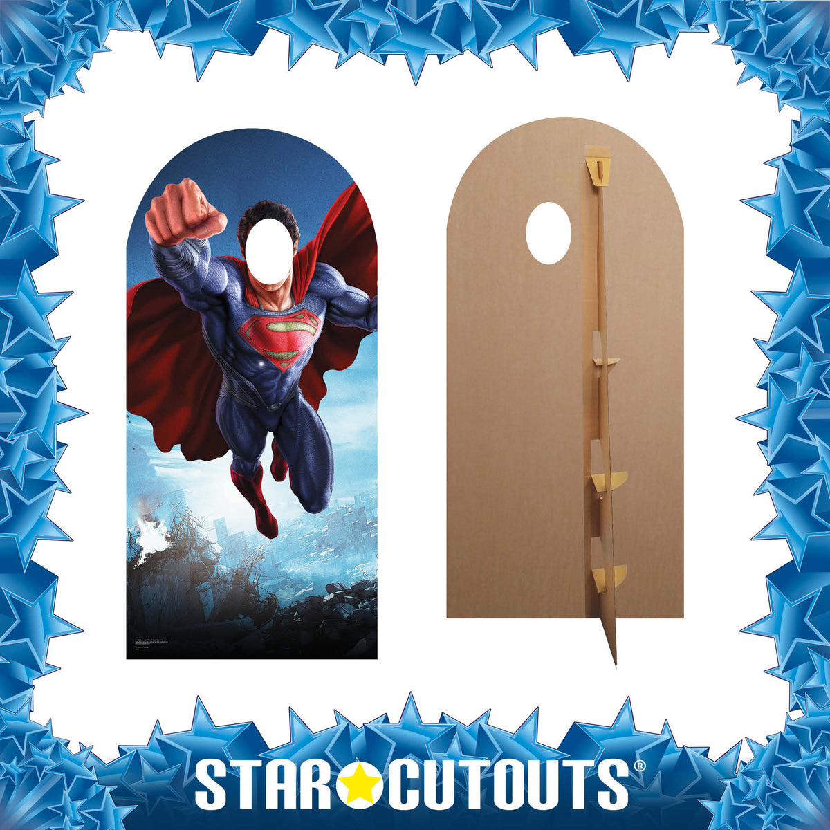SC663 Superman 'Man of Steel' Stand In Cardboard Cut Out Height 185cm – product image 5