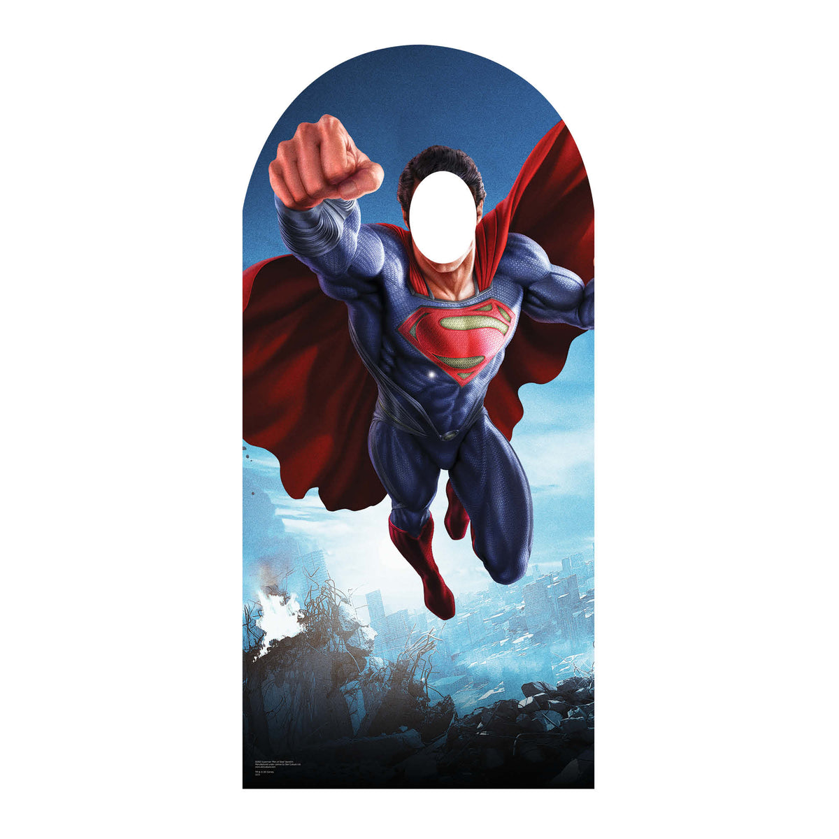 SC663 Superman 'Man of Steel' Stand In Cardboard Cut Out Height 185cm – product image 1