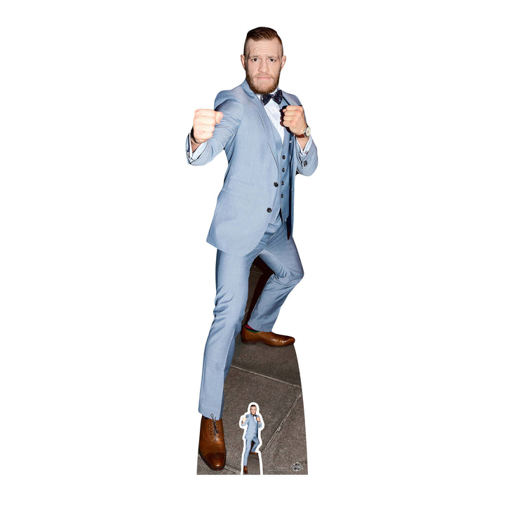 CS685 Conor McGregor Fighting Champion Height 180cm Lifesize Cardboard Cut Out With Mini – product image 1