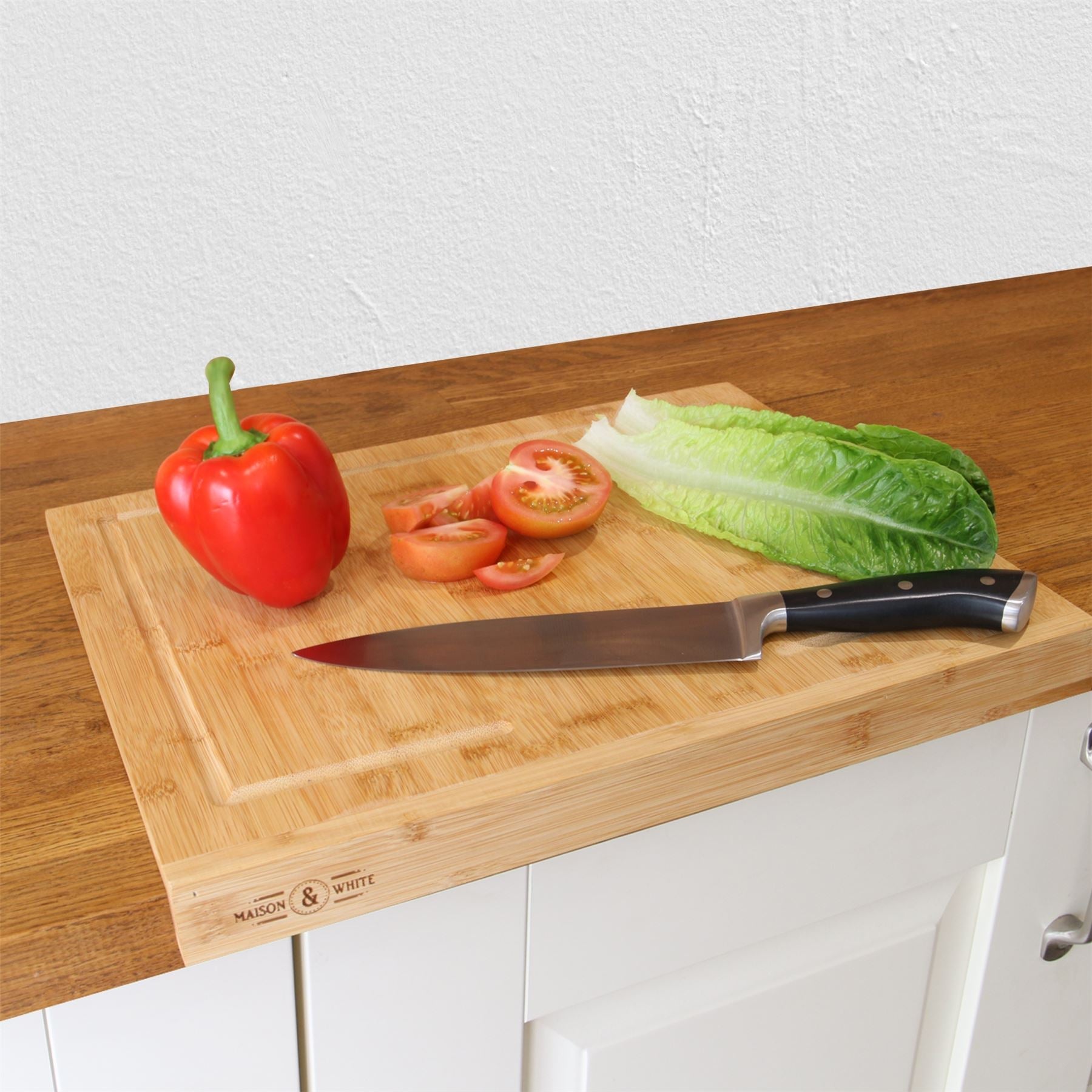 Counter Edge Bamboo Chopping Board | M&W	