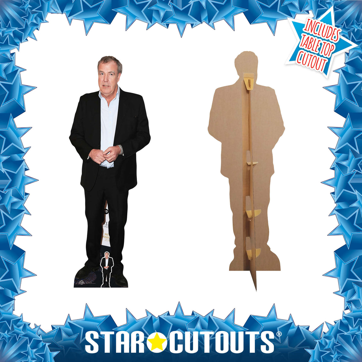 CS712 Jeremy Clarkson Height 194cm Lifesize Cardboard Cut Out With Mini – product image 3