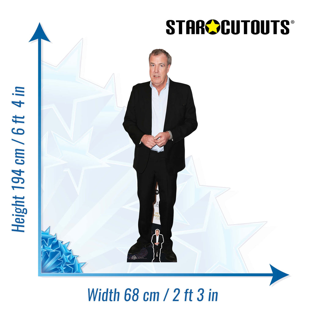 CS712 Jeremy Clarkson Height 194cm Lifesize Cardboard Cut Out With Mini – product image 2