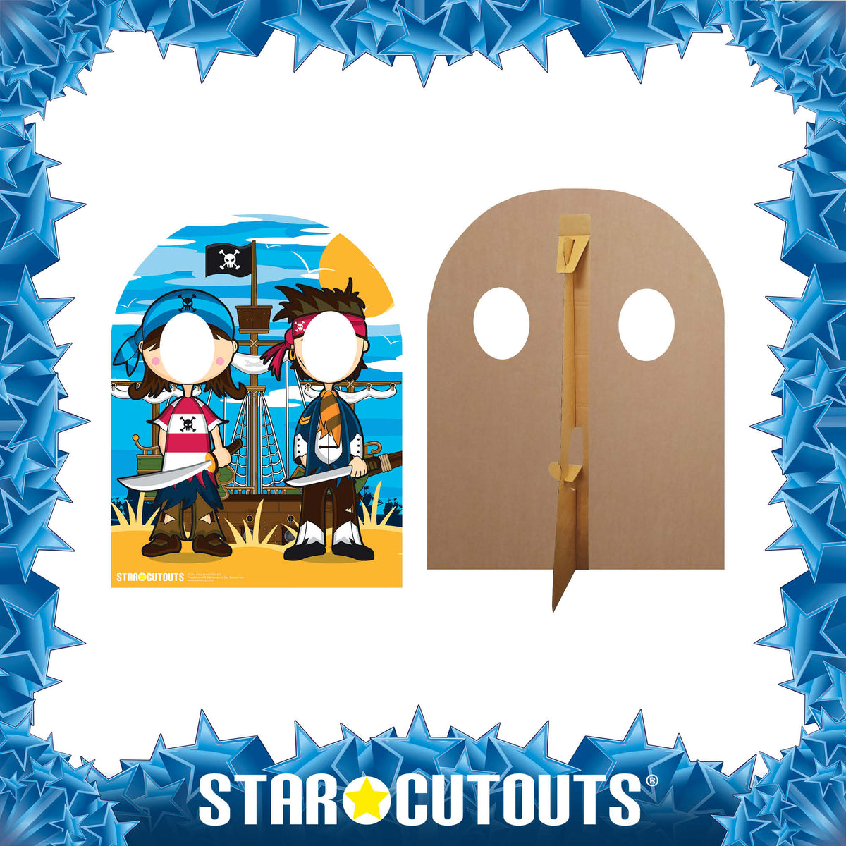 SC714 Pirate Stand In (child-sized) Cardboard Cut Out Height 120cm – product image 5