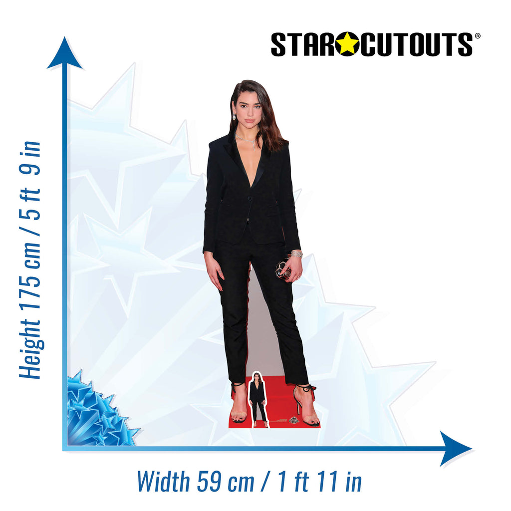 CS716 Dua Lipa Height 175cm Lifesize Cardboard Cut Out With Mini – product image 2