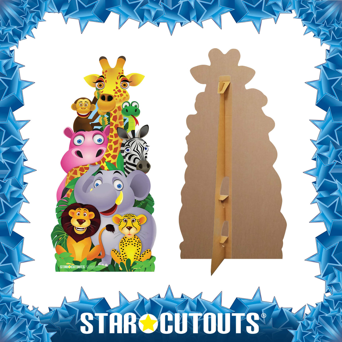 SC718 Jungle pile-up cut-out Cardboard Cut Out Height 160cm – product image 3