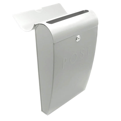 Wall Mounted Post Box in White | M&W	