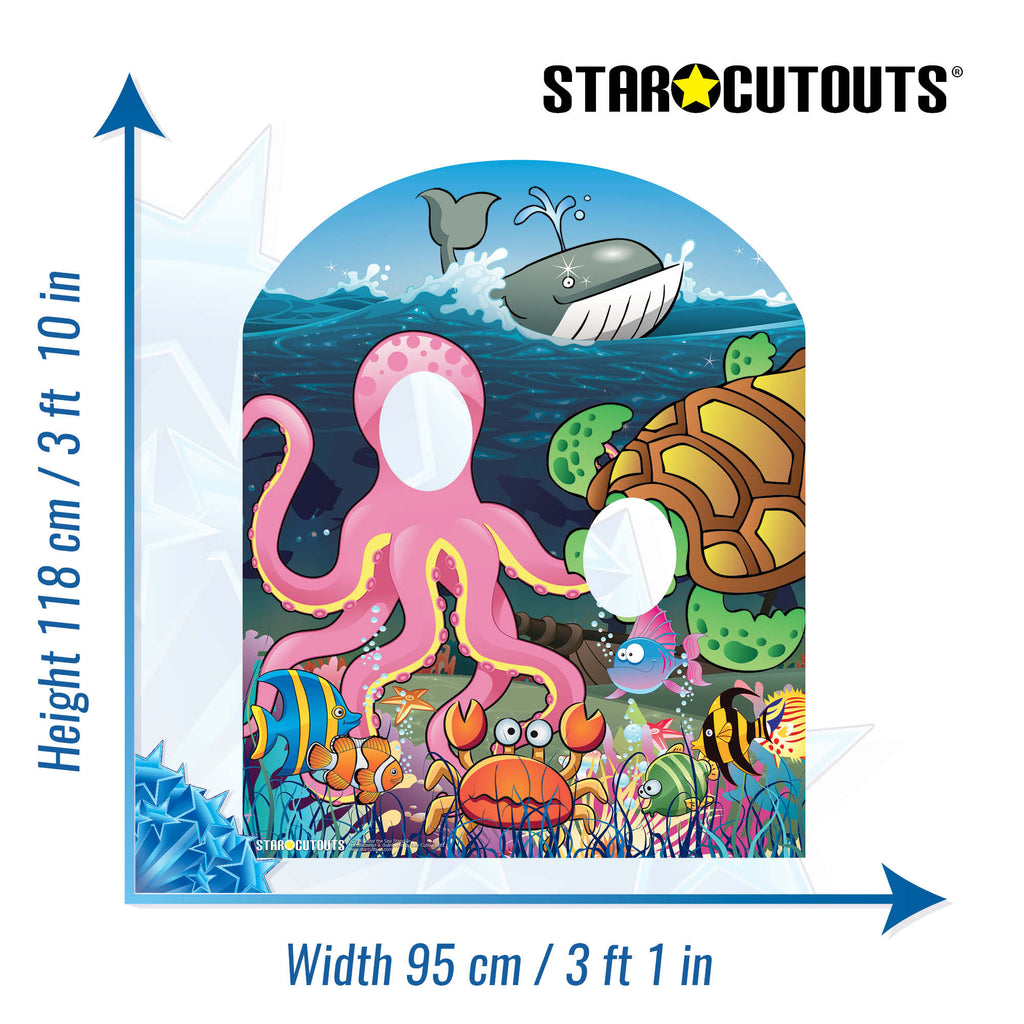 SC764 Under the Sea Stand In (Child) Cardboard Cut Out Height 118cm – product image 2
