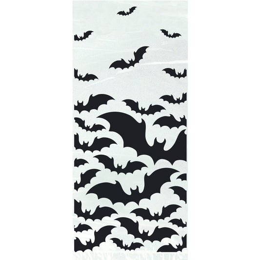 Black Bats Halloween Cellophane Bags (20ct)