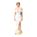 CS778 Scarlett Johansson White Dress Height 166cm Lifesize Cardboard Cut Out With Mini – product image 1