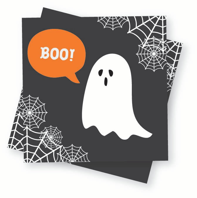 Spooky Spectacles Ghost Boo Napkins - 33cm