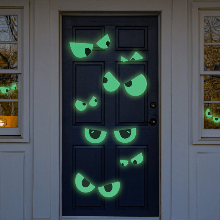 Glow in the Dark Eyes Door Stickers (12pk) – product image 1