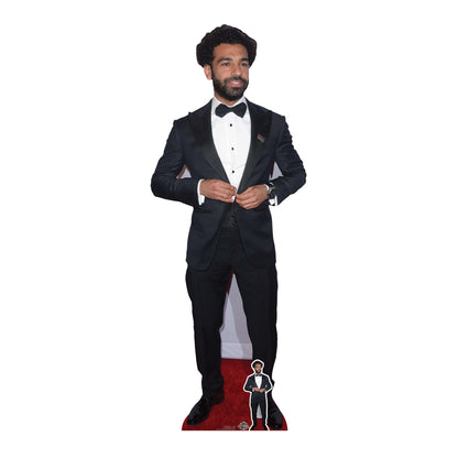 CS808 Mohamed Salah Footballer World Cup 2026 Height 177cm Lifesize Cardboard Cut Out With Mini