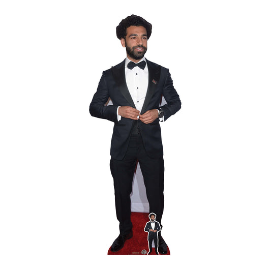 CS808 Mohamed Salah Footballer World Cup 2026 Height 177cm Lifesize Cardboard Cut Out With Mini
