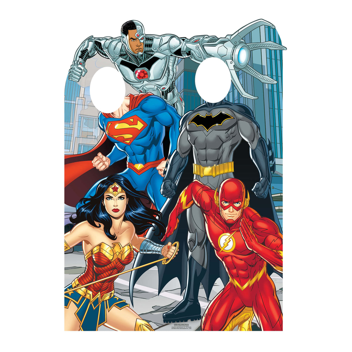 SC886 Justice League Stand-In Animated Child Size Cardboard Cut Out Height 135cm – product image 4