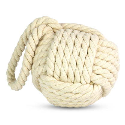 Rope Knot Door Stop Cream | M&W	