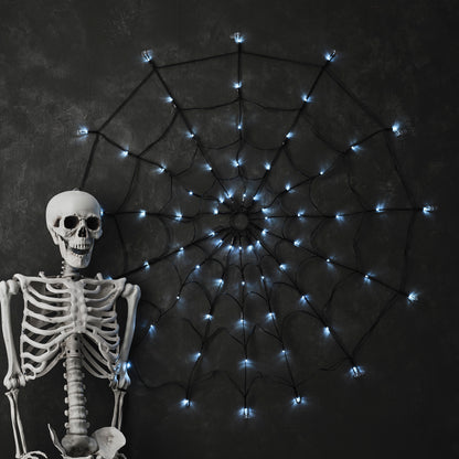 Light Up Spiderweb Decoration