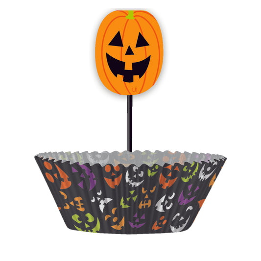 Pumpkin Faces Cupcake Kit ( 24pc)