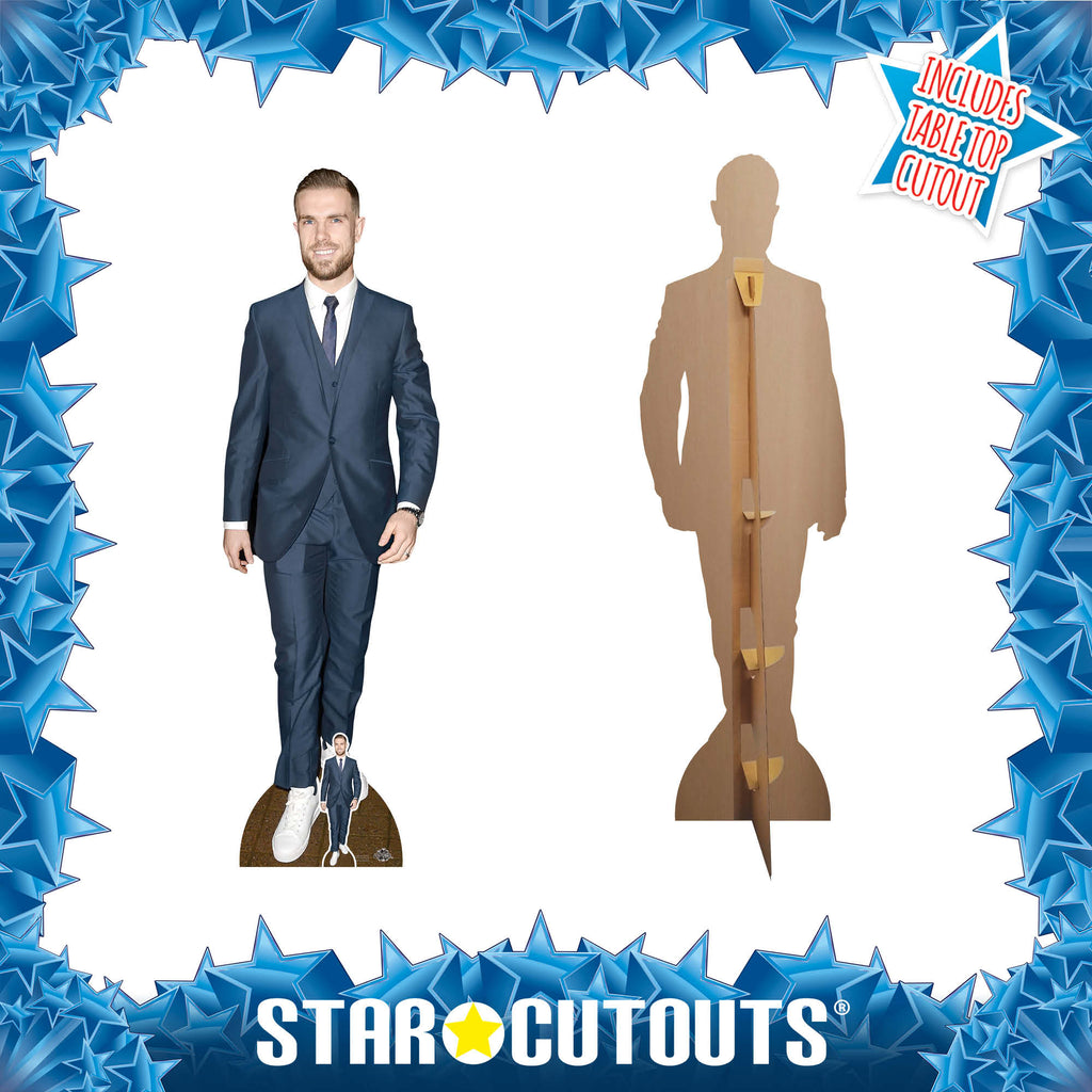 CS924 Jordan Henderson Footballer Height 186cm Lifesize Cardboard Cut Out With Mini – product image 3