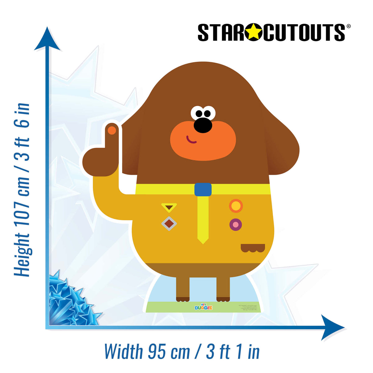 SC939 Hey Duggee & The Squirrels Cardboard Cut Out Height 107cm – product image 3