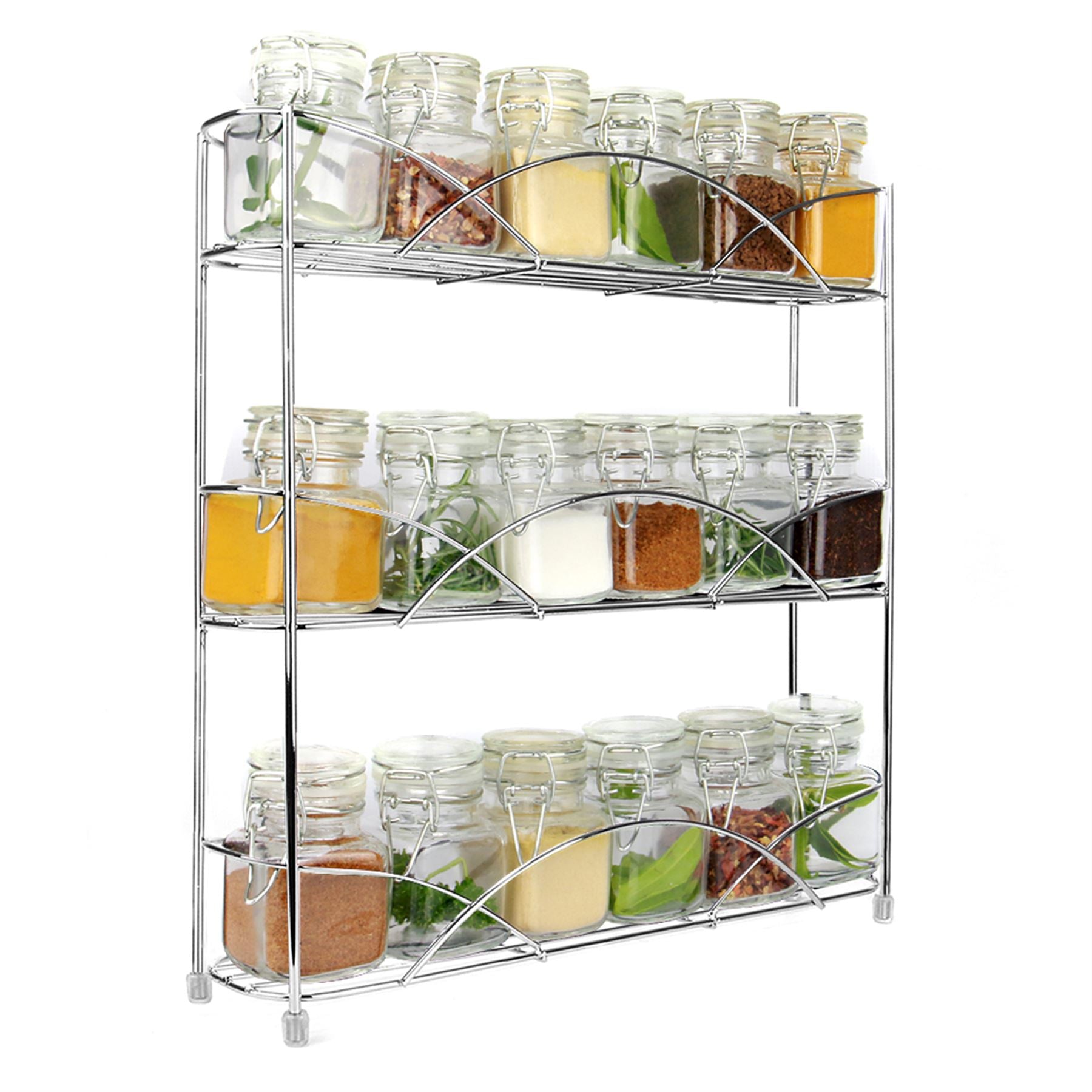 3 Tier Herb & Spice Rack Chrome | M&W	