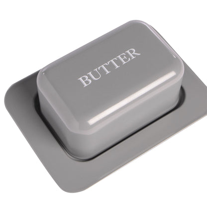 Butter Dish with Lid in Grey | M&W	