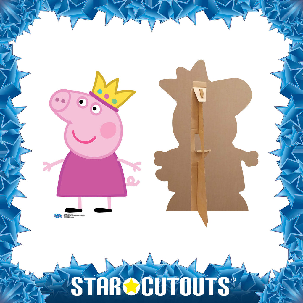 SC959 Peppa Pig Crown Cardboard Cut Out Height 90cm – product image 3