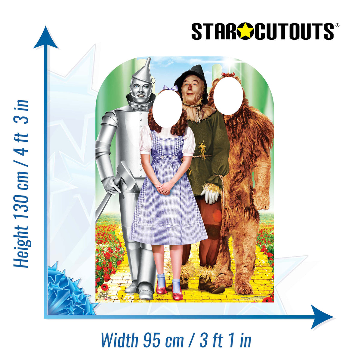 SC976 Wizard of OZ Stand-In Emerald City Cardboard Cut Out Height 130cm – product image 4