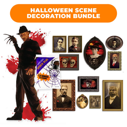 Halloween Scene Decorations Bundle