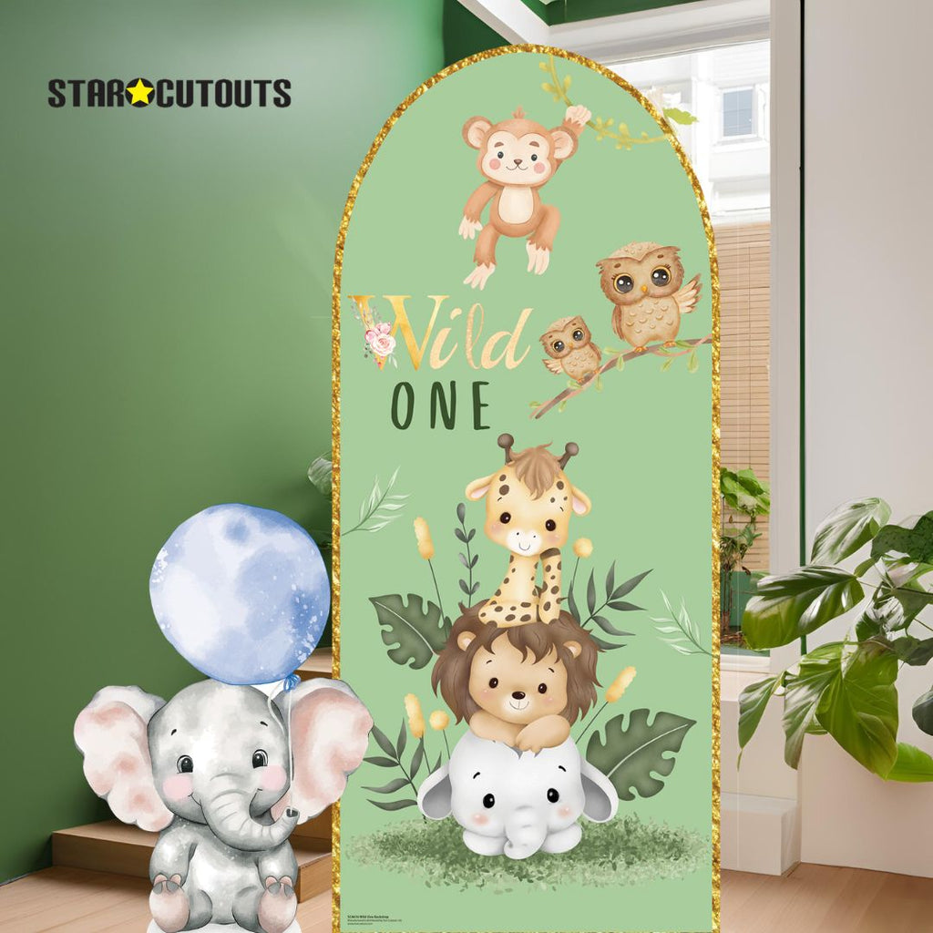 SC4616 Wild One Backdrop Sailboard Cardboard Cut Out Height 185cm – product image 2